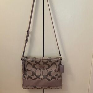 Coach Light Purple Signature Crossbody